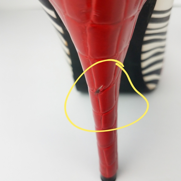 Pin Up Rockabilly Stilettos 5" High Heels by Qupid - Picture 8 of 8